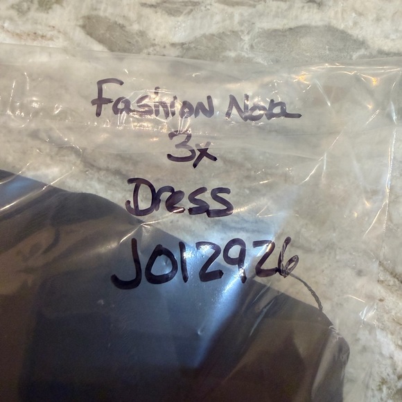 Fashion Nova Plus Size 3X Black Long Sleeve Mock Neck Bodycon Dress - Picture 9 of 9